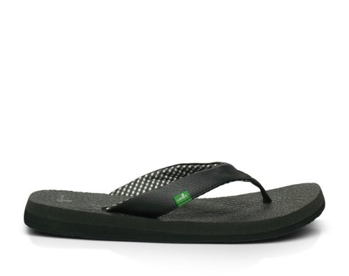 Chanclas Sanuk Yoga Mat Mujer Negros | MX-415637