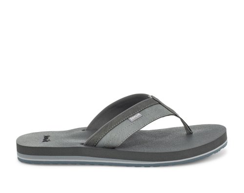 Chanclas Sanuk Ziggy Agua-Friendly Hombre Grises | JSOP1409