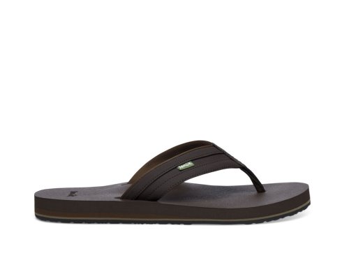 Chanclas Sanuk Ziggy Agua-Friendly Hombre Marrom Oscuro | MX-506251