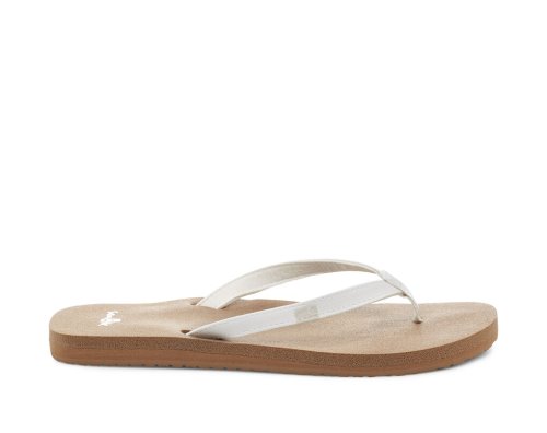 Sandalias Sanuk Yoga Joy Mujer Blancos Marrom | MX-045987