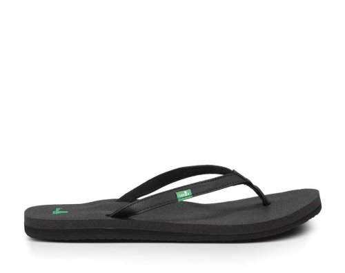 Sandalias Sanuk Yoga Joy Mujer Negros | MX-770015