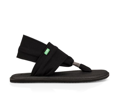 Sandalias Sanuk Yoga Sling 2 Mujer Negros | MX-810639