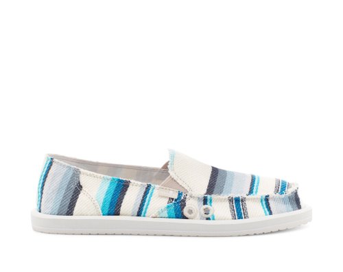 Zapatos Sanuk Donna Blanket Slip-on Mujer Azules | MX-524321